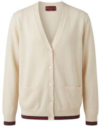 Gucci - Extra Fine-Knit Cardigan - Lyst