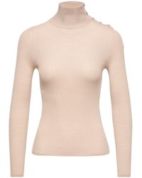 Moncler - Textured Wool Sweater - Lyst