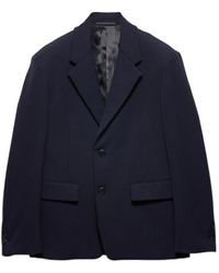 Prada - Single-Breasted Technical Gabardine Jacket - Lyst