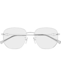 Gucci - Eyewear Geometric Frame Glasses - Lyst
