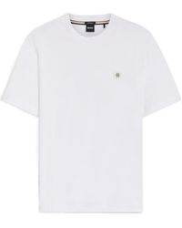 BOSS - Boss C-Taut 01 Logo Patch T-Shirt - Lyst
