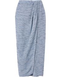 Lisa Marie Fernandez - Casual High-Waist Midi Skirt - Lyst