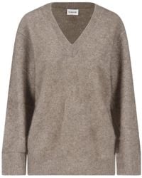 P.A.R.O.S.H. - P.A.R.O..H. V-Neck Knitted Sweater - Lyst