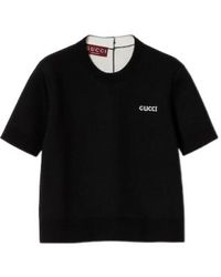 トップス GUCCI Beverly Hills cherry Knit Gucci Wool Sweater with Cherry Intarsia in White – Gavriel.us
