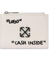 Off-White c/o Virgil Abloh - Jitney Quote Zipped Bifold Wallet - Lyst