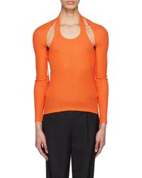 Dion Lee - Modular Long-Sleeve Layered Top - Lyst