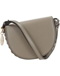 Stella McCartney - Logo Plaque Chain Link Shoulder Bag - Lyst