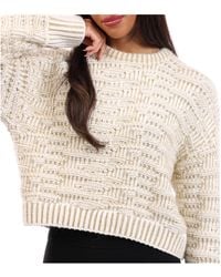 BOSS - Crew-Neck Knit Sweater - Lyst