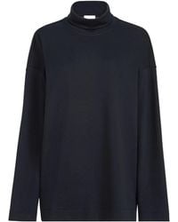 Brunello Cucinelli - Cotton And Silk Interlock Turtleneck Sweater - Lyst