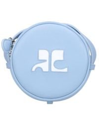 Courreges - Courrèges Reedition Circle Logo Detailed Crossbody Bag - Lyst