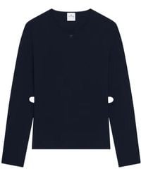 Courreges - Cut-Out Knit Sweater - Lyst