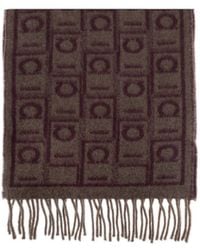 Ferragamo - Ferragamo Monogram Jacquard Scarf - Lyst