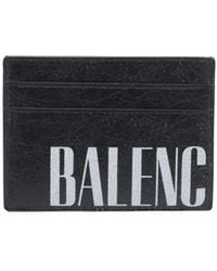 Balenciaga - Logo Printed Card Holder - Lyst