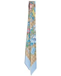 Gucci - Printed Silk Ribbon - Lyst