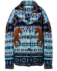 Stella McCartney - Fair Isle Virgin Wool Cardigan - Lyst