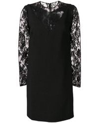 Givenchy - Mini Floral Lace Dress - Lyst