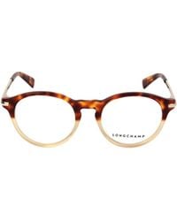 Longchamp - Oval Frame Glasses - Lyst