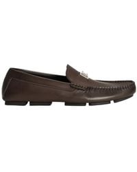 Dolce & Gabbana - Logo Detailed Moccasins - Lyst