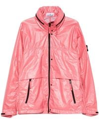 Stone Island - Zip-Fastening Logo-Patch Jacket - Lyst