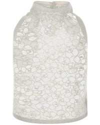 Carven - Backless Lace Top - Lyst