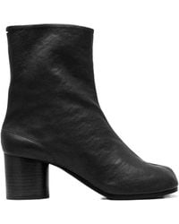 Maison Margiela - Tabi Toe Block Heeled Ankle Boots - Lyst