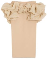 Max Mara - Sbaccano Ruffled Midi Skirt - Lyst