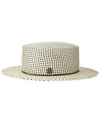 Maison Michel - Kiki Patterned Hat - Lyst