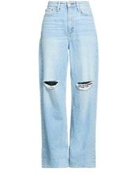 Rag & Bone - Denim Wide-Leg Pants - Lyst