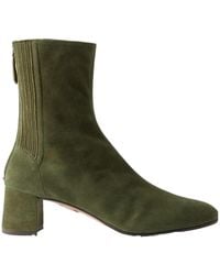 Aquazzura - Solid Color Suede Boots - Lyst
