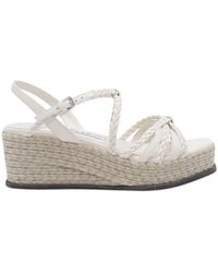 Jimmy Choo - Nyra 60 Braided Wedge Heeled Sandals - Lyst