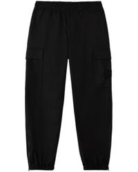 Stone Island - Logo Patch Straight Leg Pants - Lyst