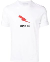 Neil Barrett - Lightning Pattern T-Shirt - Lyst