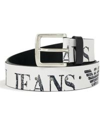 Armani Jeans - Logo Printed Belt - Lyst