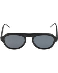 Thom Browne - Eyewear Oval Frame Sunglasses - Lyst