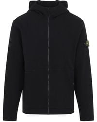 Stone Island - Long-Sleeved Hooded Sweatshirt - Lyst