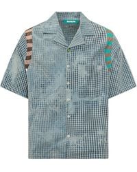 Barrow - Checked Short Sleeved Shirt - Lyst
