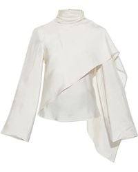Rohe - Draped High-Neck Top - Lyst
