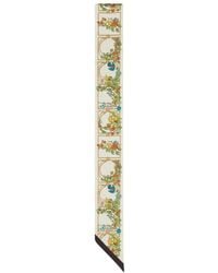 Gucci - Gg Supreme Printed Scarf - Lyst