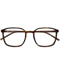 Saint Laurent - Eyewear Square Frame Glasses - Lyst