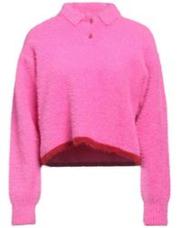Jacquemus - Two-Color Knitted Sweater - Lyst