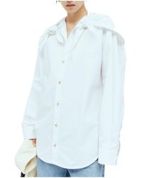 Bottega Veneta - Knot Detailed Compact Shirt - Lyst