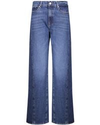 7 For All Mankind - Wide-Leg Embellished Jeans - Lyst