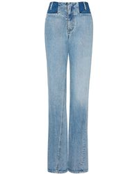 Maison Margiela - Two-Tone Denim Trousers - Lyst