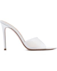 Gianvito Rossi - Transparent High-Heeled Sandals - Lyst