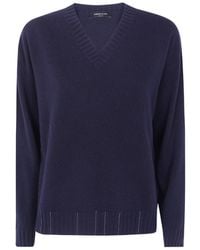 Fabiana Filippi - V-Neck Knitted Jumper - Lyst