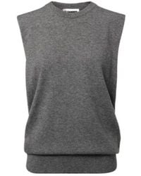 Jil Sander - Cashmere Sweater Vest - Lyst
