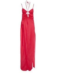 Nensi Dojaka - Cutout Halterneck Maxi Dress - Lyst