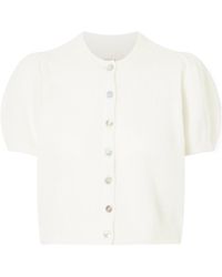 Doen - Anisa Wool-Blend Cardigan - Lyst