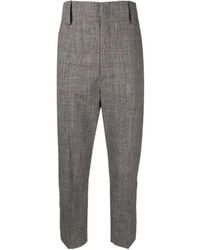 Isabel Marant - Checked Tapered Trousers - Lyst
