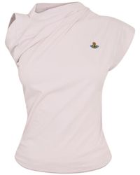 Vivienne Westwood - Logo Cotton Hebo Top T-Shirt - Lyst